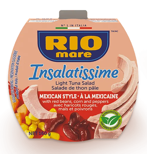 RIO MARE Salade de thon pâle à la mexicaine, Insalatissime 160 G - Vins Rouges Harmonieux pour Chaque Occasion - insalatissime rio salade thon gramme vin occasion