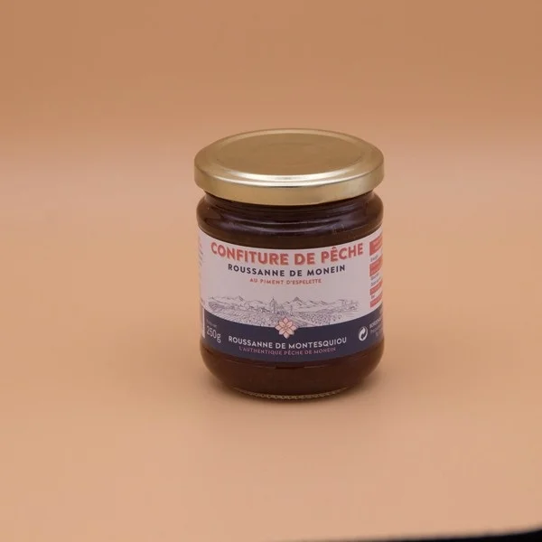Confiture de vigne pêche au piment béarnais - Vins Rouges Harmonieux pour Chaque Occasion