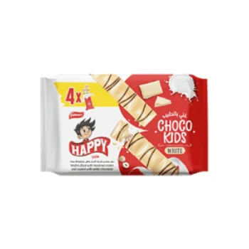 Family Slice – gaufrette enrobée de chocolat blanc fourrée à la crème de noisette - Vins Rouges Harmonieux pour Chaque Occasion - quadro gaufrette chocolat crème noisette vin occasion