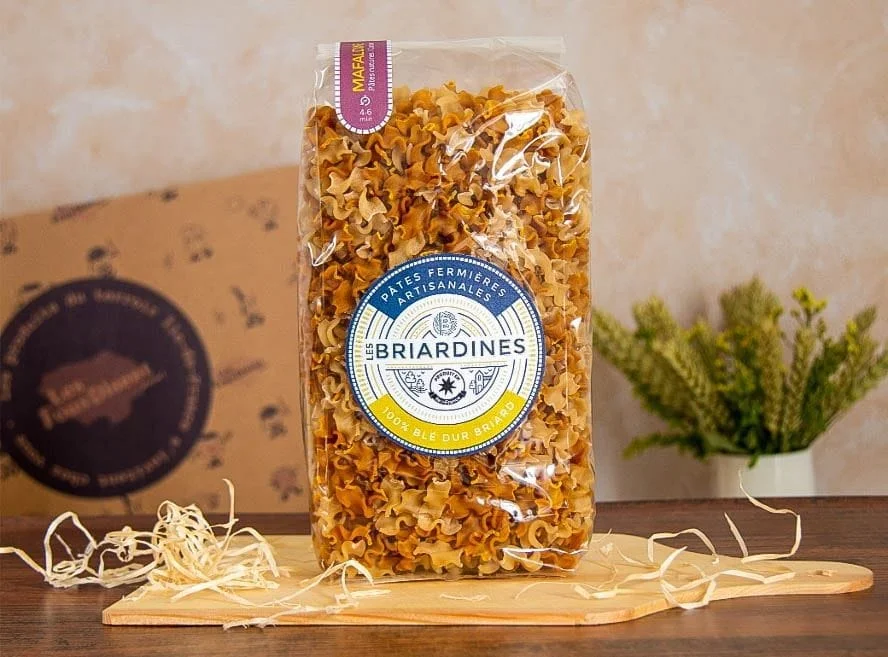 Pâtes artisanales Mafaldine Curcuma 500g - Vins Rouges Harmonieux pour Chaque Occasion Pâtes Longues Ondulées "Mafalde" BIO de Gragnano IGP - Mulino