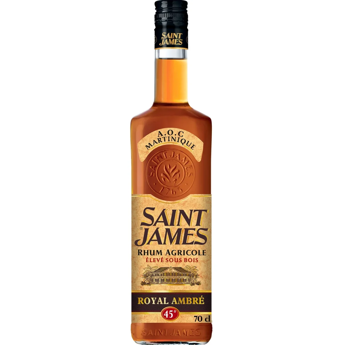 Saint James Royal Ambré 70cl - Vins Rouges Harmonieux pour Chaque Occasion neuves