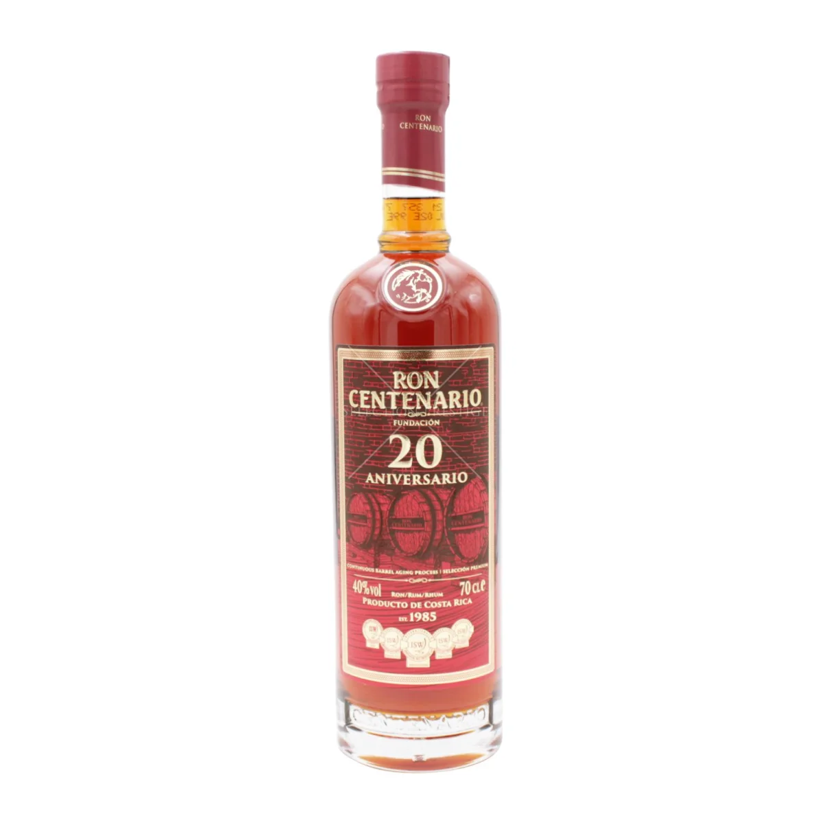 Centenario Fundación 20 Años - Vins Rouges Harmonieux pour Chaque Occasion Centenario Fundación 20 Years Añejo Rum – Jensens Liquors