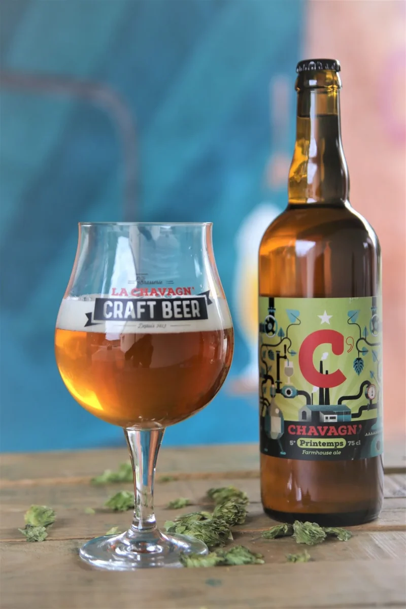 Bière de Printemps Castelain – 0.33L - Vins Rouges Harmonieux pour Chaque Occasion
