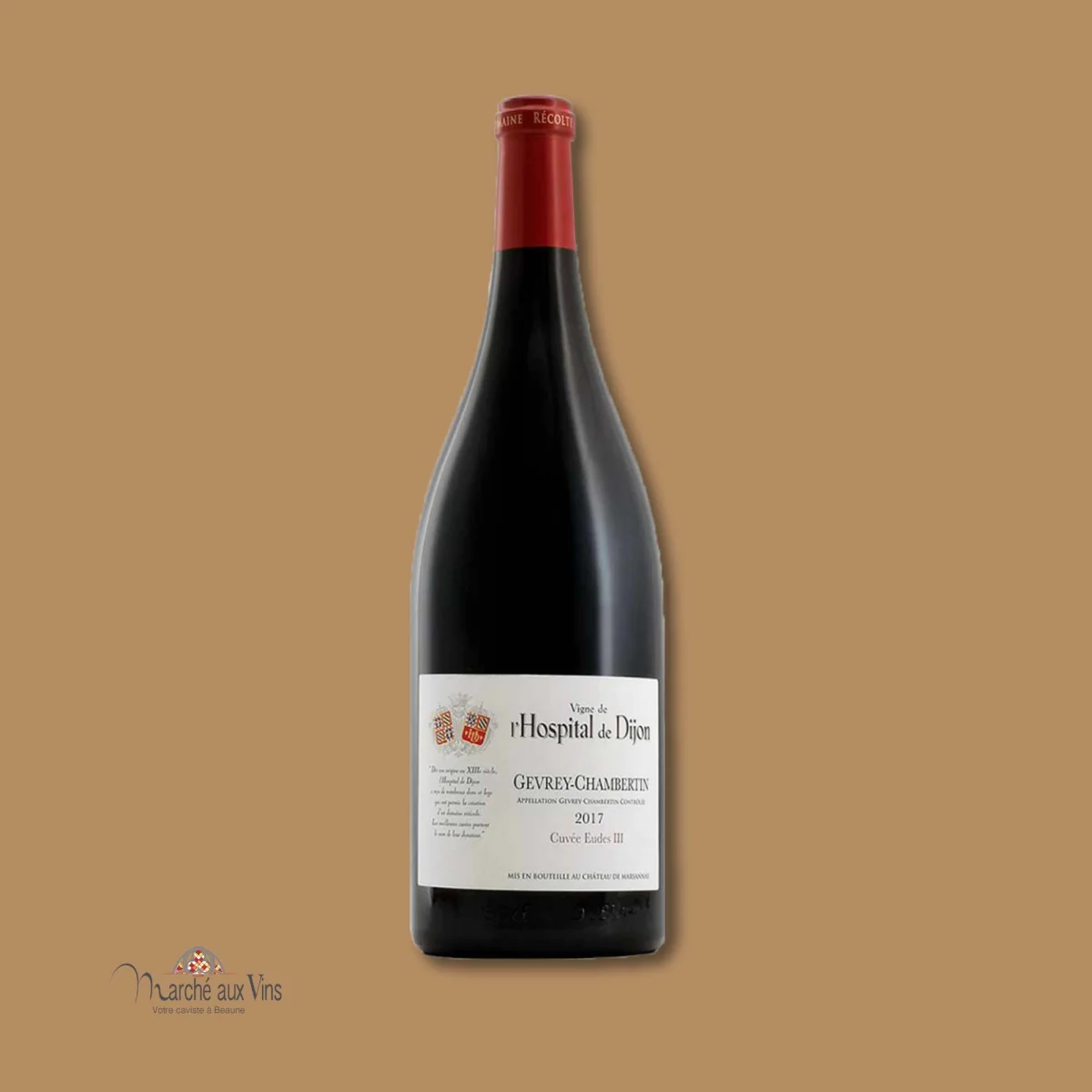 Magnum Gevrey-Chambertin Cuvée Eudes III 2017, vigne de l’Hospital de Dijon – Château de Marsannay - Vins Rouges Harmonieux pour Chaque Occasion - de dijon vigne hospital château vin occasion