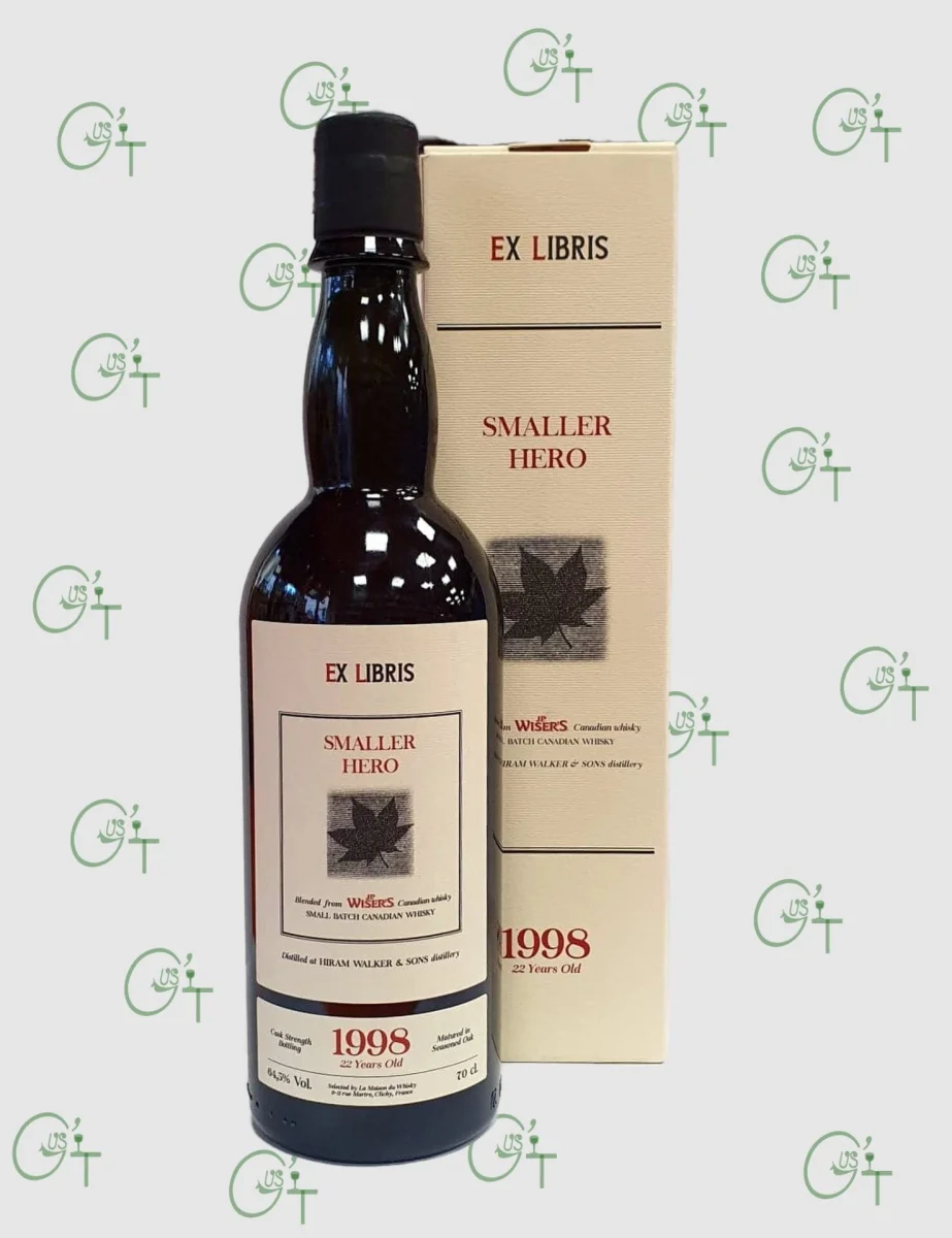 Whisky Canadien Ex Libris J.P. Wiser’s 1998 Smaller Hero - Vins Rouges Harmonieux pour Chaque Occasion - Pendleton whisky