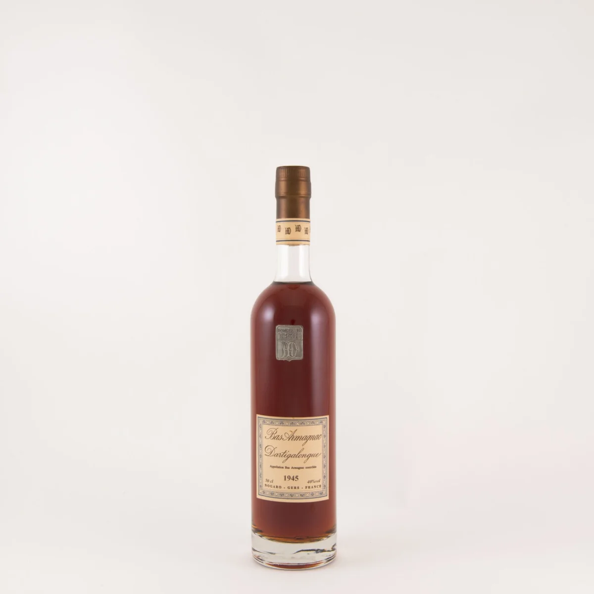 Armagnac Dartigalongue 1945 50 cl - Vins Rouges Harmonieux pour Chaque Occasion - verre cl vin occasion